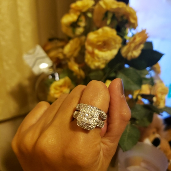 S925 -Engagement ring (size 7) - Picture 2 of 3